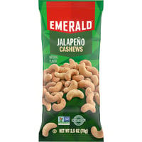 Cashews Spicy Emerald Hot Honey Cashews, 5 Oz Emerald Jalapeno Cashews