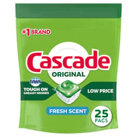 Cascade Complete Pods ActionPacs Dishwasher Detergent Fresh 43ct : Cleaning  fast delivery by App or Online