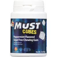 Sugar Free Chewing Gum Elite Must Sugar Free Peppermint Cube Gum 6-Pack ...
