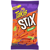 Takis Flare Stix 9.9 oz Sharing Size Bag, Chili Pepper & Lime Corn Snack  Sticks