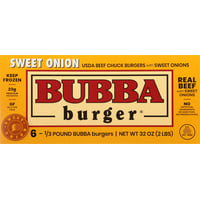 Bubba Burger Burgers, Turkey with Real Sweet Onions