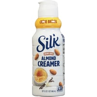 Save on Silk Dairy Free Creme Brulee Flavored Almondmilk Coffee Creamer  Order Online Delivery