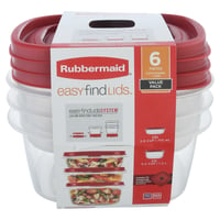 Rubbermaid - Rubbermaid, Premier - Container + Lid, 5 Cups, Shop
