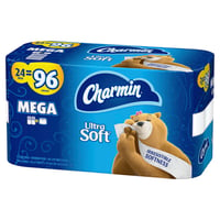 Charmin - Charmin, Ultra Soft - Bathroom Tissue, Mega Rolls, 2-Ply (24 ...