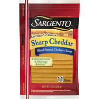Sargento Sargento Sharp Cheddar Cheese Slices 8 Ounces (8 ounces