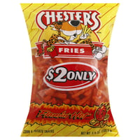 Chester's Corn Snacks, Flamin' Hot Flavored, Fries - 12 oz