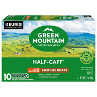 Green Mountain - Green Mountain Half Caffeine K-Cup 10 Count (10