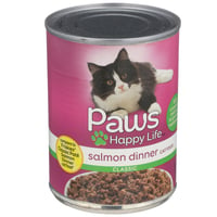 Paws & Claws Adult Mixed Grill Complete Nutrition Poultry and Fish Pate Wet Cat Food, 13.2 oz. Can