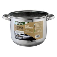 Ecolution Pure Intentions StockPot, with Glass Lid, Stainless Steel, 12 Quart