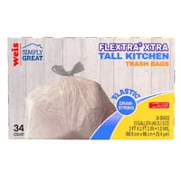 Flextra Tall Kitchen Drawstring Trash Bags, Fresh Scent, 13 Gallon, 120  Count