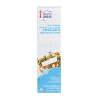 Nice! Reclosable Gallon Freezer Bags - 50 ct