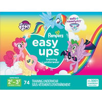 Pampers Easy Ups Training Pants Girls and Boys, 2T-3T, 74 Count, Super Pack