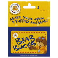 Bear Bucks build-a-bear Workshop Gift Card Notebook 