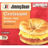Jimmy Dean - Jimmy Dean Croissant Bacon Egg & Cheese Sandwiches 8 Count ...