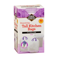 First Street - First Street Lavender Tall Kitchen Liner, 13 gl (90 count)