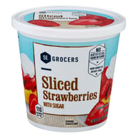 SE Grocers - SE Grocers Sliced Strawberries with Sugar Frozen