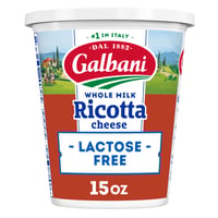 Galbani - Galbani, Lactose Free Whole Milk Ricotta Cheese (15 oz