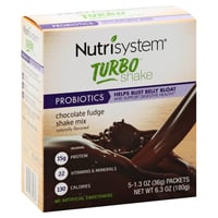 Nutrisystem Nutricrush Protein & Probiotic Chocolate Shake Mix 