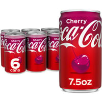 Coca-Cola - Coca-Cola Zero Sugar Cherry Soda Soft Drink Mini Cans