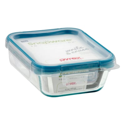 Pyrex - Pyrex, Snapware Total Solution - Glass Container, Write & Erase, 2  Cup, Shop