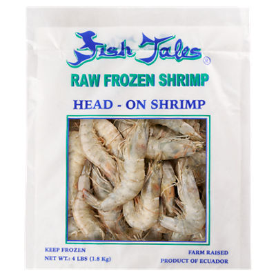 Fish Tales - Head On Frozen Shrimp 4 Pound (4 pounds) | Shop