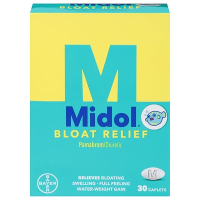 Midol - Midol, Bloat Relief, Caplets (30 count), Shop