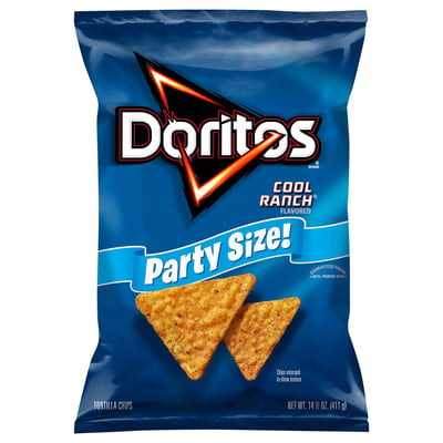 Tostitos Scoops! Tortilla Chips, Party Size, 14.5 oz Bag