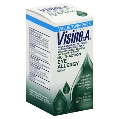 Visine Allergy Relief Multi-Action Antihistamine Eye Drops - 0.5 fl oz