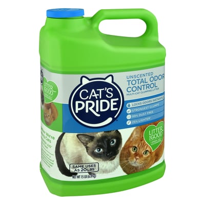 Cat's Pride Cat's Pride, MultiCat Clumping Litter, Unscented, Total