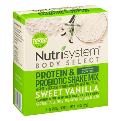 Protein & Probiotics Shake Mix, Vanilla Flavor Nutrition Facts - Eat This  Much