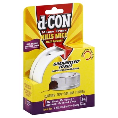 D Con - D Con Mouse Traps, No View, No Touch (1 count)