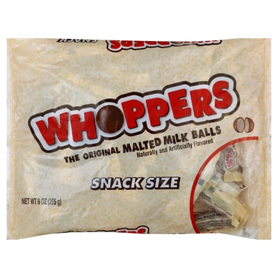 Whoppers - Whoppers, Malted Milk Balls, The Original, Snack Size