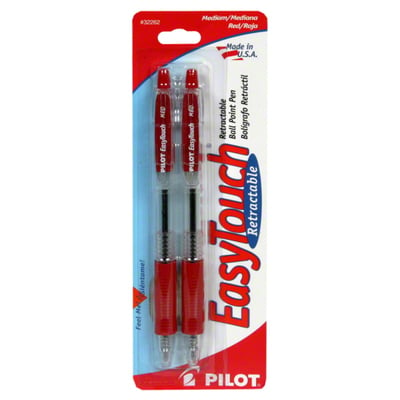  Milan P1 Touch Ball Point Pen, Box of 25, Red : Office Products