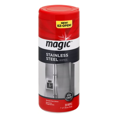 Magic Stainless Steel Wipes, Removes Fingerprints - 30 Count (2