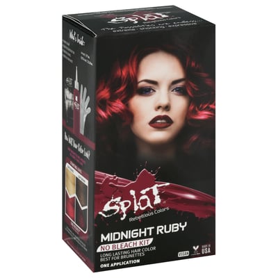 Splat Midnight Ruby On Black Hair – LLWJ