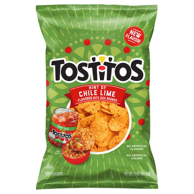 Tostitos - Tostitos, Hint of Chile Lime Flavored Bite Size Rounds
