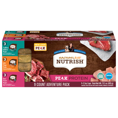Rachael Ray Nutrish - Rachael Ray Nutrish, Peak Protein - Southern Wetlands  Recipe/Wild Ridge Recipe/Open Prairie Recipe Food for Dogs Adventure Pack  (9 count) | Shop | Weis Markets