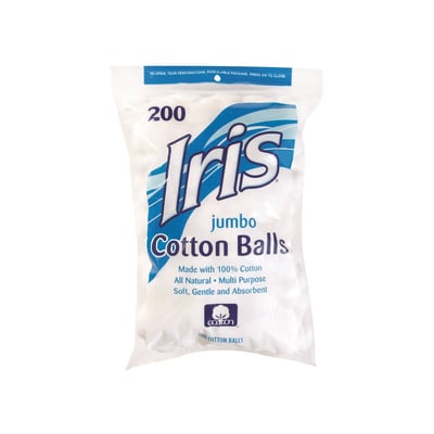 Iris - Iris Triple Size Cotton Balls (200 count)