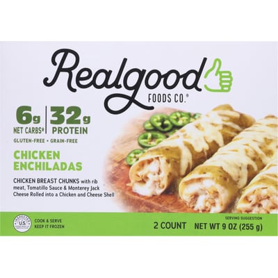 Real Good Foods Review: Stuffed Chicken & Grande Enchiladas