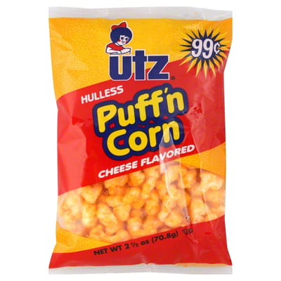 Utz - Utz Puff'n Corn, Hulless, Cheese (2.5 oz), Shop