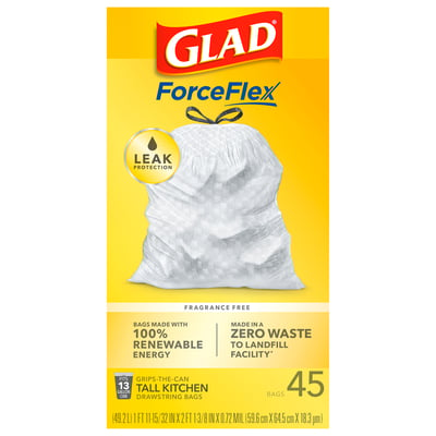 Glad - Glad Small Kitchen Trash Bags, 4 gl (30 count)
