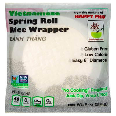 Star Anise Foods Spring Roll White Rice Paper, 8 oz - King Soopers