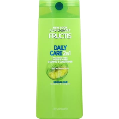 Garnier Fructis Hair Care - Fructis, Shampoo & Conditioner, Paraben-Free  Fortifying Daily Care 2 in 1, Normal Hair (22 ounces) | | Lucky Supermarkets