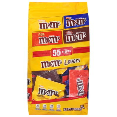 peanut m&ms fun size calories