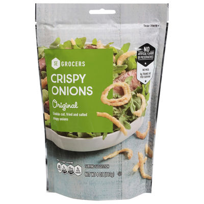 Fresh Gourmet Crispy Onions – Original Flavor, 24 Oz Bag For Burgers Salads Casseroles