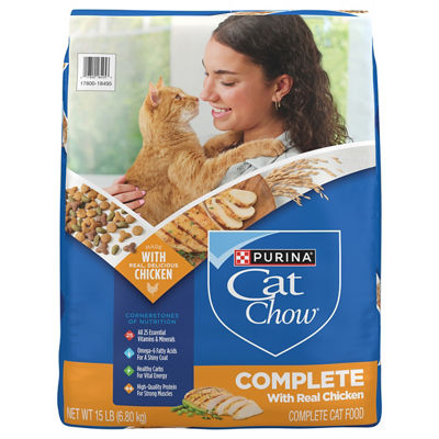 Purina Cat Chow - Purina Cat Chow Complete Real Chicken Dry Cat Food 15  Pounds (15 pounds) | Shop | Winn Dixie