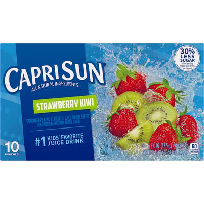Capri Sun - Capri Sun Strawberry Kiwi Juice Drink Pouches 10 Pack (6  ounces)
