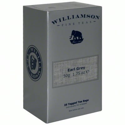 Geestig Luik Wizard Williamson - Williamson, Fine Teas - Tea Bags, Earl Grey (25 count) | Shop  | Weis Markets