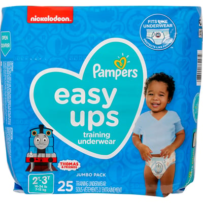 Pampers - Pampers Easy Ups PJ Masks 2T-3T Training Underwear 25 Pack (18  count)