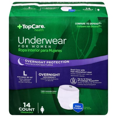 TopCare - TopCare, Health - Underwear, Overnight Protection, Light